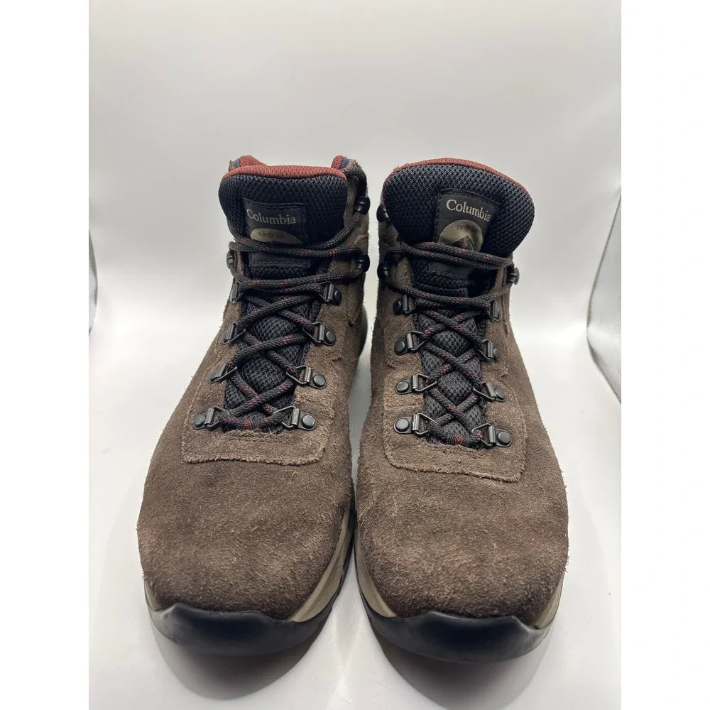 Columbia Newton Ridge Plus II Waterproof Hiking Boots Brown Suede Mens 7.5W
